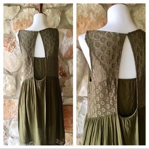 Anthropologie Dresses - Anthropologie Lilka Matepe Lace Dress in moss Anthropologie Dresses - Anthropologie Lilka Matepe Lace Dress in moss